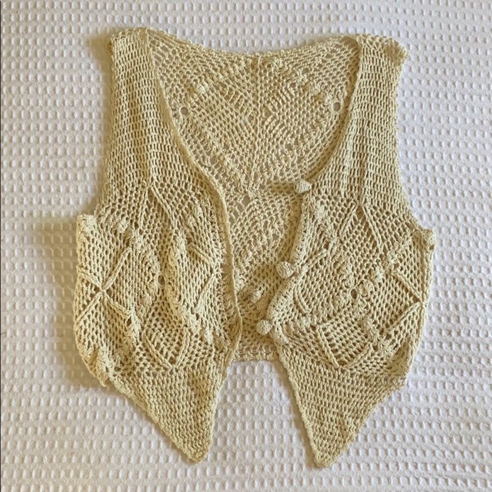 Handmade BOHO Crochet Vest